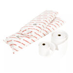 Conjunto de 10 rolos de papel térmico,ideal para uso profissional, impressoras talões/Multibanco 57x40x11