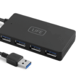 HUB 4 PORTAS 3.0 1 LIFE USB HUB 4